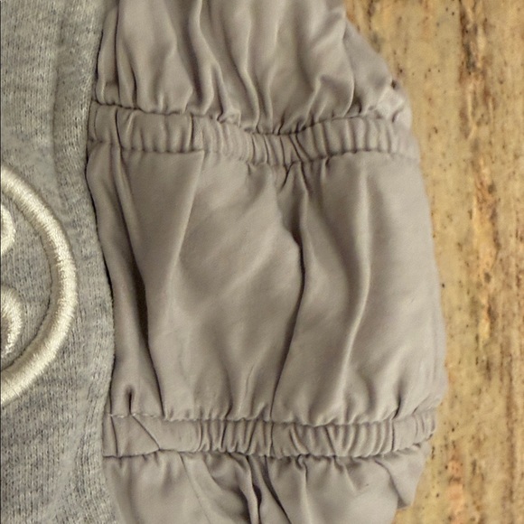 Lululemon Special Edition hooded ruched Warm Up Hooded Jacket Gray 4 RARE - Picture 3 of 13